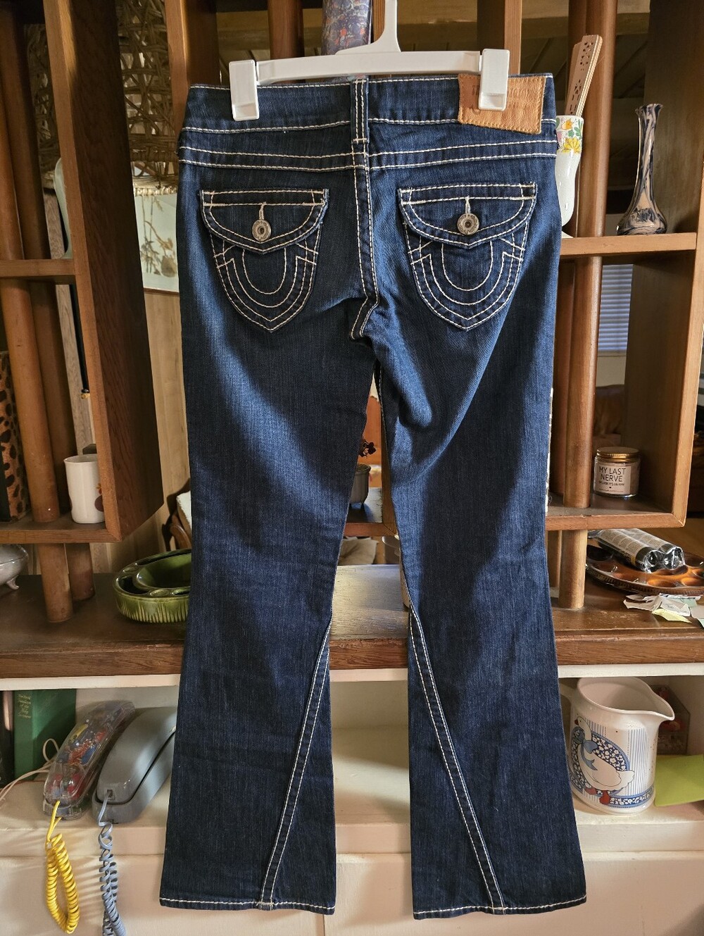 True Religion Joey Natural Big T Jeans Size 28
